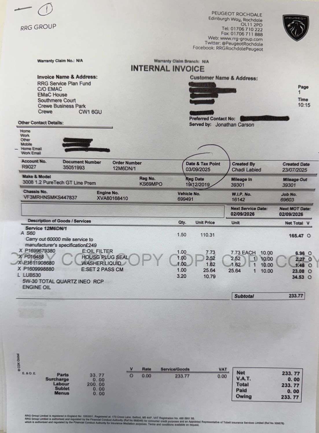 2019 PEUGEOT 3008 2019 PEUGEOT 3008