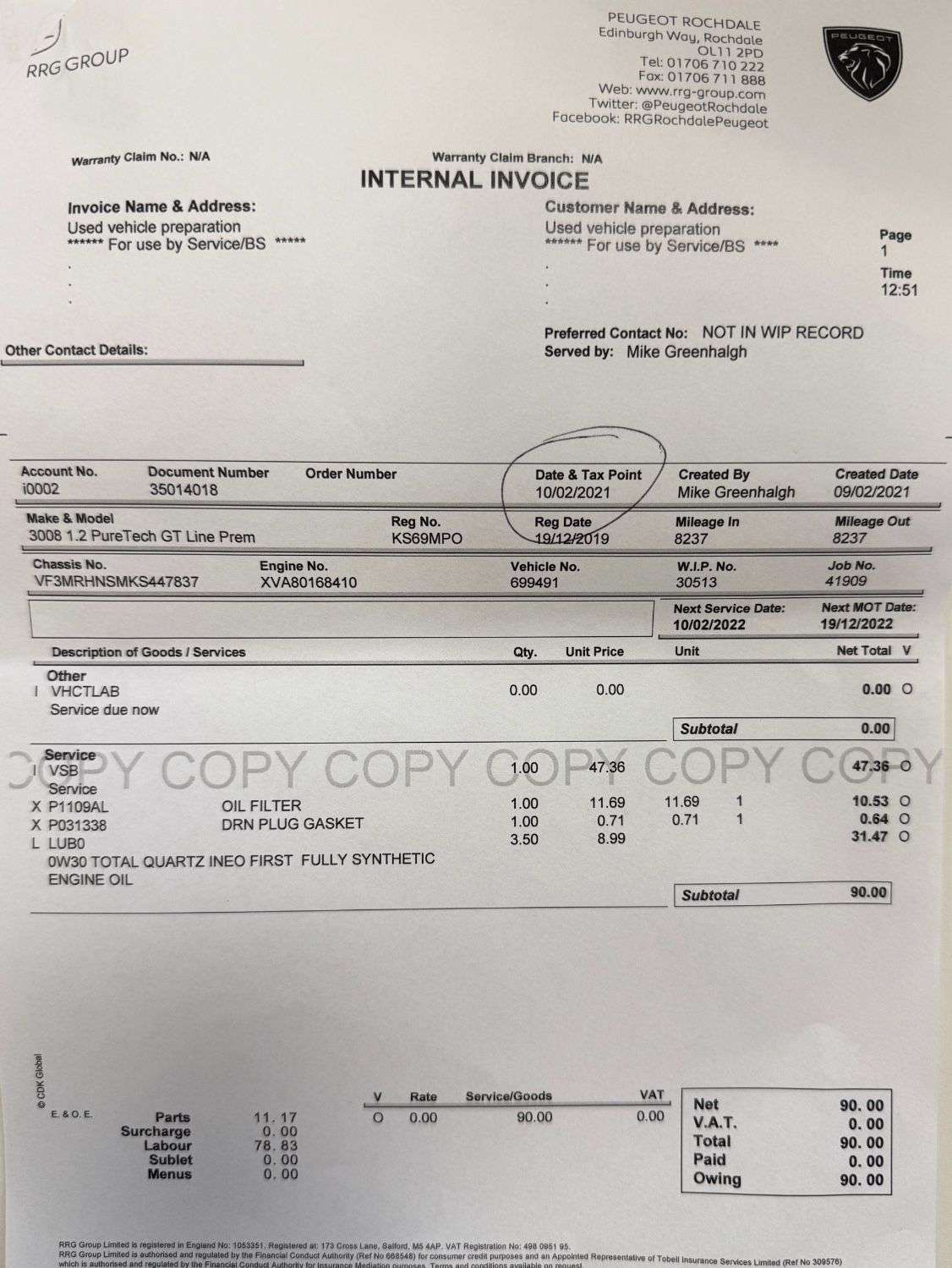 2019 PEUGEOT 3008 2019 PEUGEOT 3008