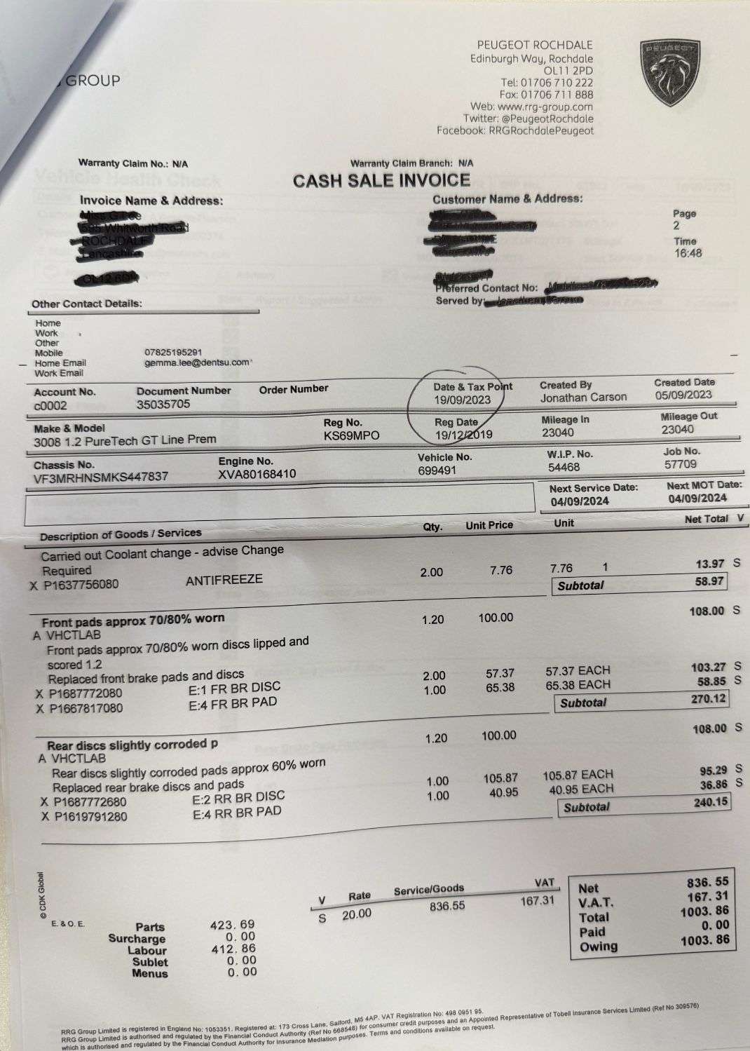 2019 PEUGEOT 3008 2019 PEUGEOT 3008