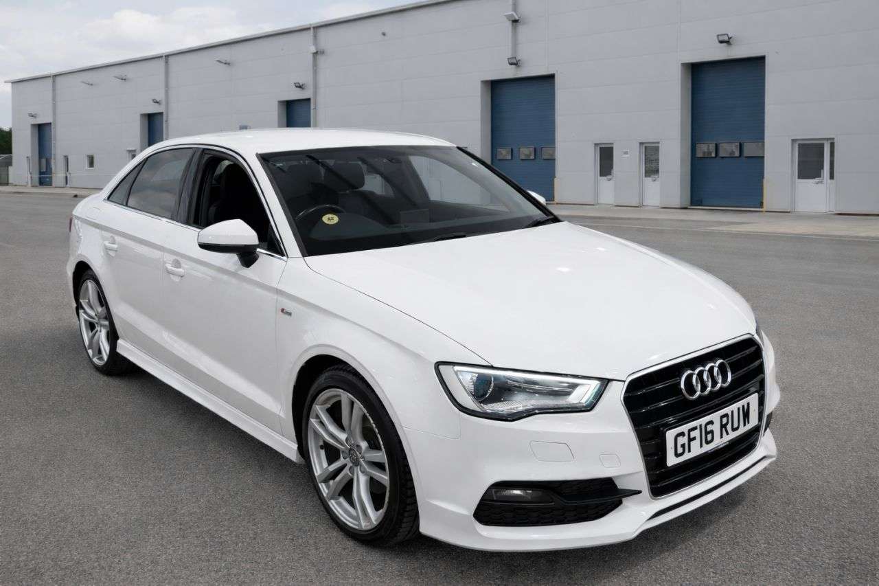 A 2016 AUDI A3 2.0 TDI S line Saloon 4dr Diesel Manual Euro 6 (s/s) (Nav) (150 ps) 12 MONT A 2016 AUDI A3 2.0 TDI S line Saloon 4dr Diesel Manual Euro 6 (s/s) (Nav) (150 ps) 12 MONT