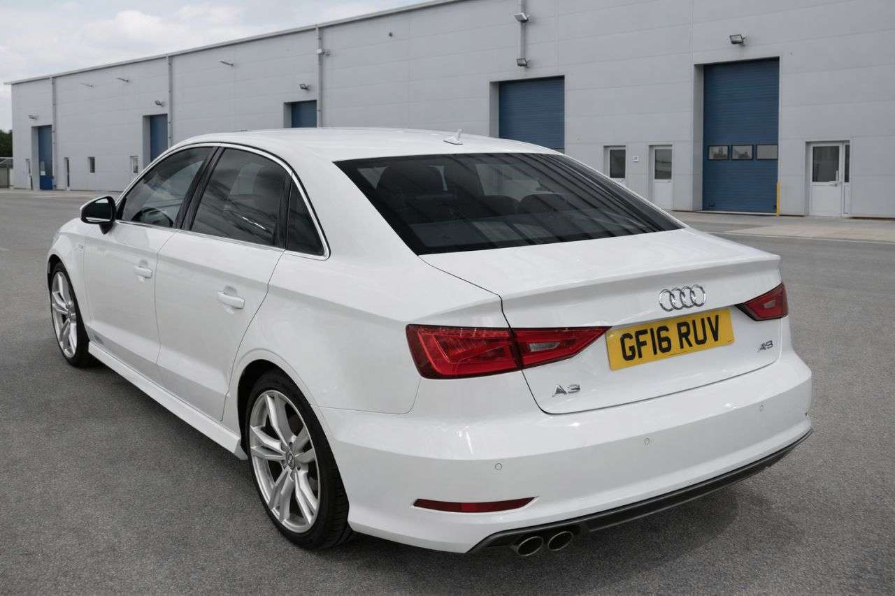 A 2016 AUDI A3 2.0 TDI S line Saloon 4dr Diesel Manual Euro 6 (s/s) (Nav) (150 ps) 12 MONT A 2016 AUDI A3 2.0 TDI S line Saloon 4dr Diesel Manual Euro 6 (s/s) (Nav) (150 ps) 12 MONT
