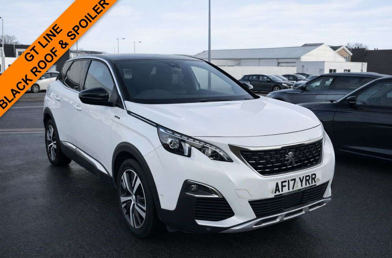 A 2017 PEUGEOT 3008 1.2 PureTech GT Line SUV 5dr Petrol EAT Euro 6 (s/s) (130 ps) NEW DISCS & P A 2017 PEUGEOT 3008 1.2 PureTech GT Line SUV 5dr Petrol EAT Euro 6 (s/s) (130 ps) NEW DISCS & P