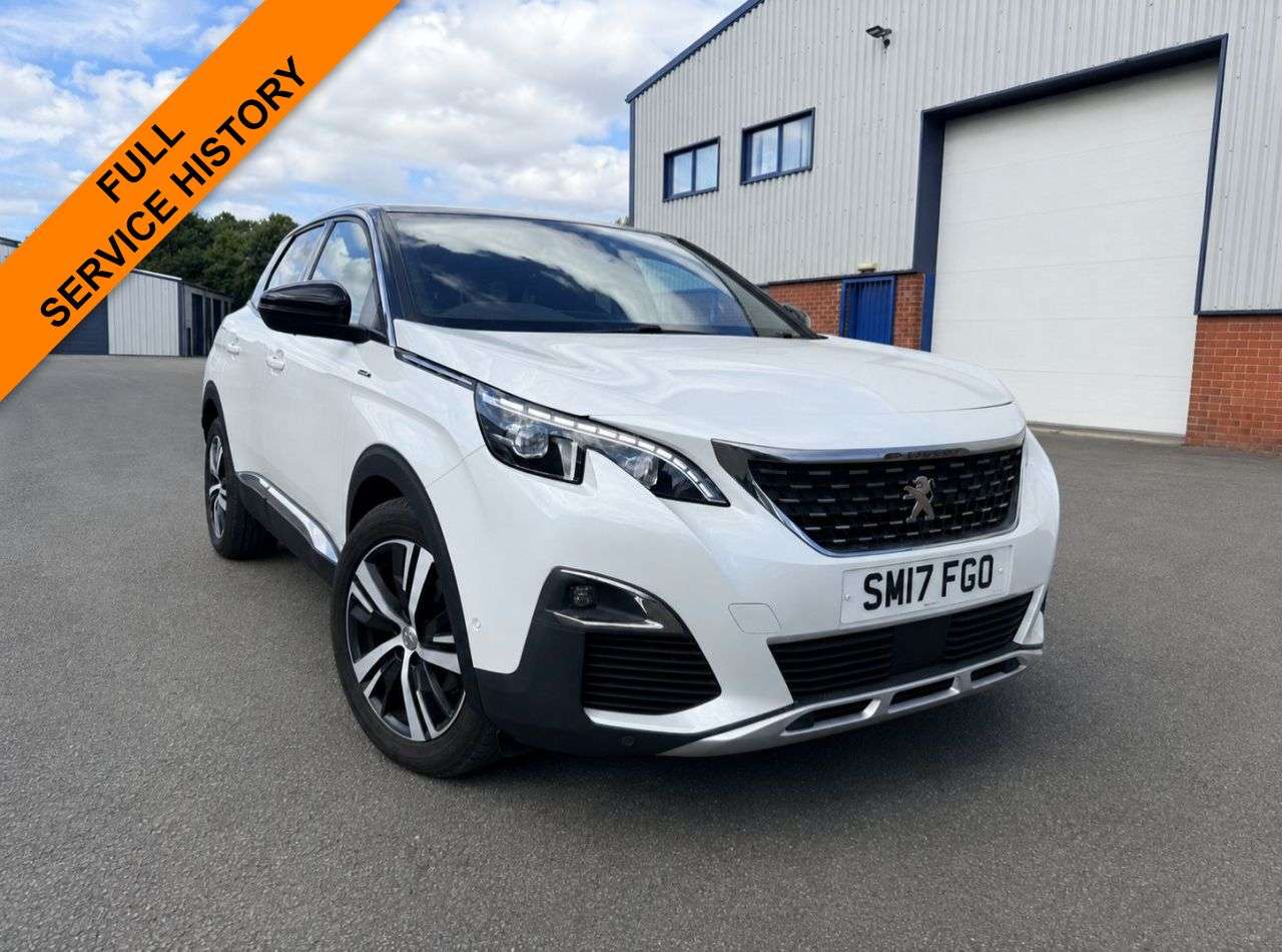 A 2017 PEUGEOT 3008 1.6 THP GT Line SUV 5dr Petrol EAT Euro 6 (s/s) (165 ps) FULL COLOUR REVERS A 2017 PEUGEOT 3008 1.6 THP GT Line SUV 5dr Petrol EAT Euro 6 (s/s) (165 ps) FULL COLOUR REVERS