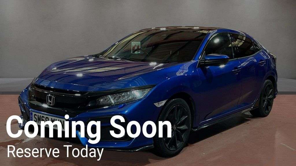 A 2020 HONDA CIVIC 1.0 VTEC Turbo EX Sport Line Hatchback 5dr Petrol Manual Euro 6 (s/s) (126 A 2020 HONDA CIVIC 1.0 VTEC Turbo EX Sport Line Hatchback 5dr Petrol Manual Euro 6 (s/s) (126