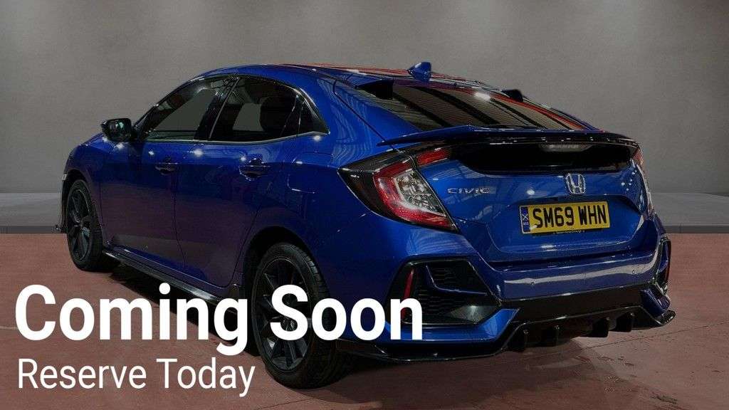 A 2020 HONDA CIVIC 1.0 VTEC Turbo EX Sport Line Hatchback 5dr Petrol Manual Euro 6 (s/s) (126 A 2020 HONDA CIVIC 1.0 VTEC Turbo EX Sport Line Hatchback 5dr Petrol Manual Euro 6 (s/s) (126