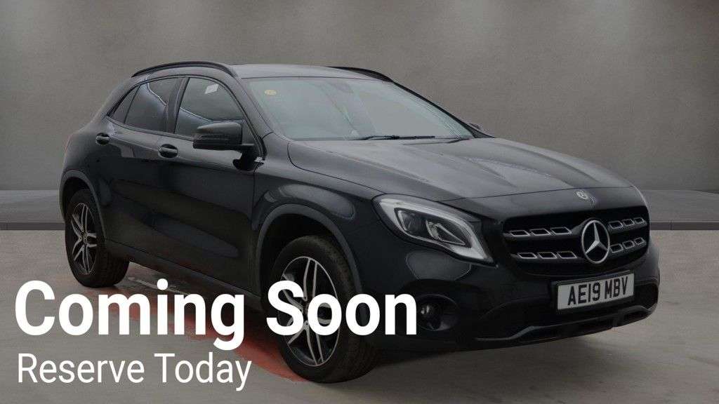 A 2019 MERCEDES-BENZ GLA 1.6 GLA180 Urban Edition SUV 5dr Petrol 7G-DCT Euro 6 (s/s) (122 ps) A 2019 MERCEDES-BENZ GLA 1.6 GLA180 Urban Edition SUV 5dr Petrol 7G-DCT Euro 6 (s/s) (122 ps)
