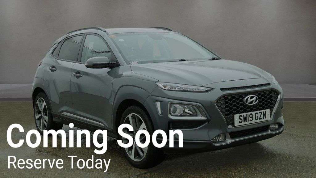 A 2019 HYUNDAI KONA 1.0 T-GDi Premium SUV 5dr Petrol Manual Euro 6 (s/s) (120 ps) A 2019 HYUNDAI KONA 1.0 T-GDi Premium SUV 5dr Petrol Manual Euro 6 (s/s) (120 ps)