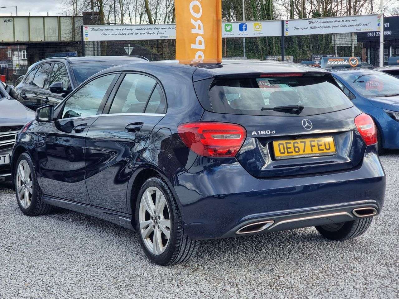 A 2017 MERCEDES-BENZ A-CLASS 1.5 A180d Sport Hatchback 5dr Diesel Manual Euro 6 (s/s) (109 ps) A 2017 MERCEDES-BENZ A-CLASS 1.5 A180d Sport Hatchback 5dr Diesel Manual Euro 6 (s/s) (109 ps)