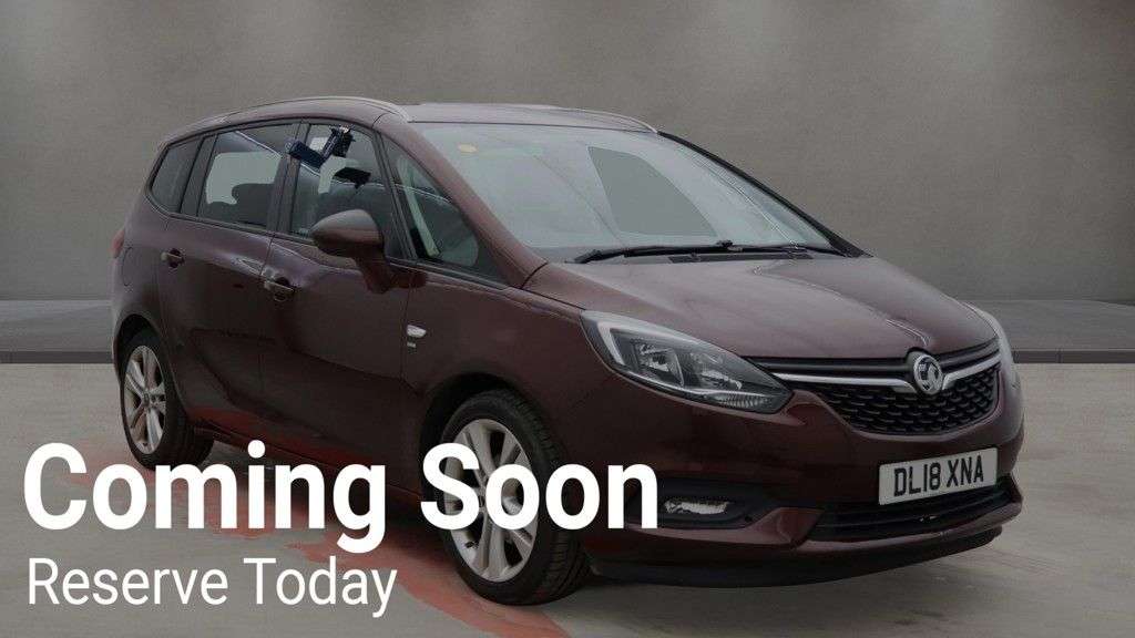 A 2018 VAUXHALL ZAFIRA TOURER 1.4i Turbo SRi Nav MPV 5dr Petrol Manual Euro 6 (140 ps) A 2018 VAUXHALL ZAFIRA TOURER 1.4i Turbo SRi Nav MPV 5dr Petrol Manual Euro 6 (140 ps)