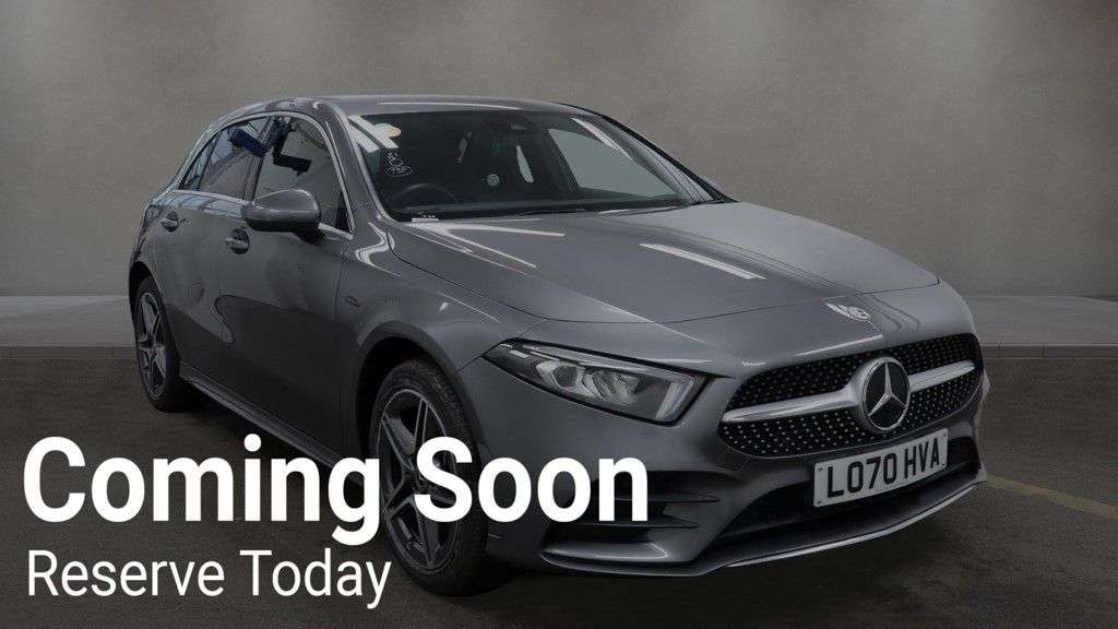 A 2020 MERCEDES-BENZ A-CLASS 1.3 A250e 15.6kWh AMG Line Hatchback 5dr Petrol Plug-in Hybrid 8G-DCT Euro A 2020 MERCEDES-BENZ A-CLASS 1.3 A250e 15.6kWh AMG Line Hatchback 5dr Petrol Plug-in Hybrid 8G-DCT Euro