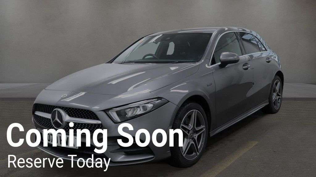 A 2020 MERCEDES-BENZ A-CLASS 1.3 A250e 15.6kWh AMG Line Hatchback 5dr Petrol Plug-in Hybrid 8G-DCT Euro A 2020 MERCEDES-BENZ A-CLASS 1.3 A250e 15.6kWh AMG Line Hatchback 5dr Petrol Plug-in Hybrid 8G-DCT Euro