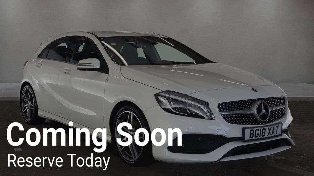 A 2018 MERCEDES-BENZ A-CLASS 1.6 A180 AMG Line (Premium) Hatchback 5dr Petrol Manual Euro 6 (s/s) (122 p A 2018 MERCEDES-BENZ A-CLASS 1.6 A180 AMG Line (Premium) Hatchback 5dr Petrol Manual Euro 6 (s/s) (122 p