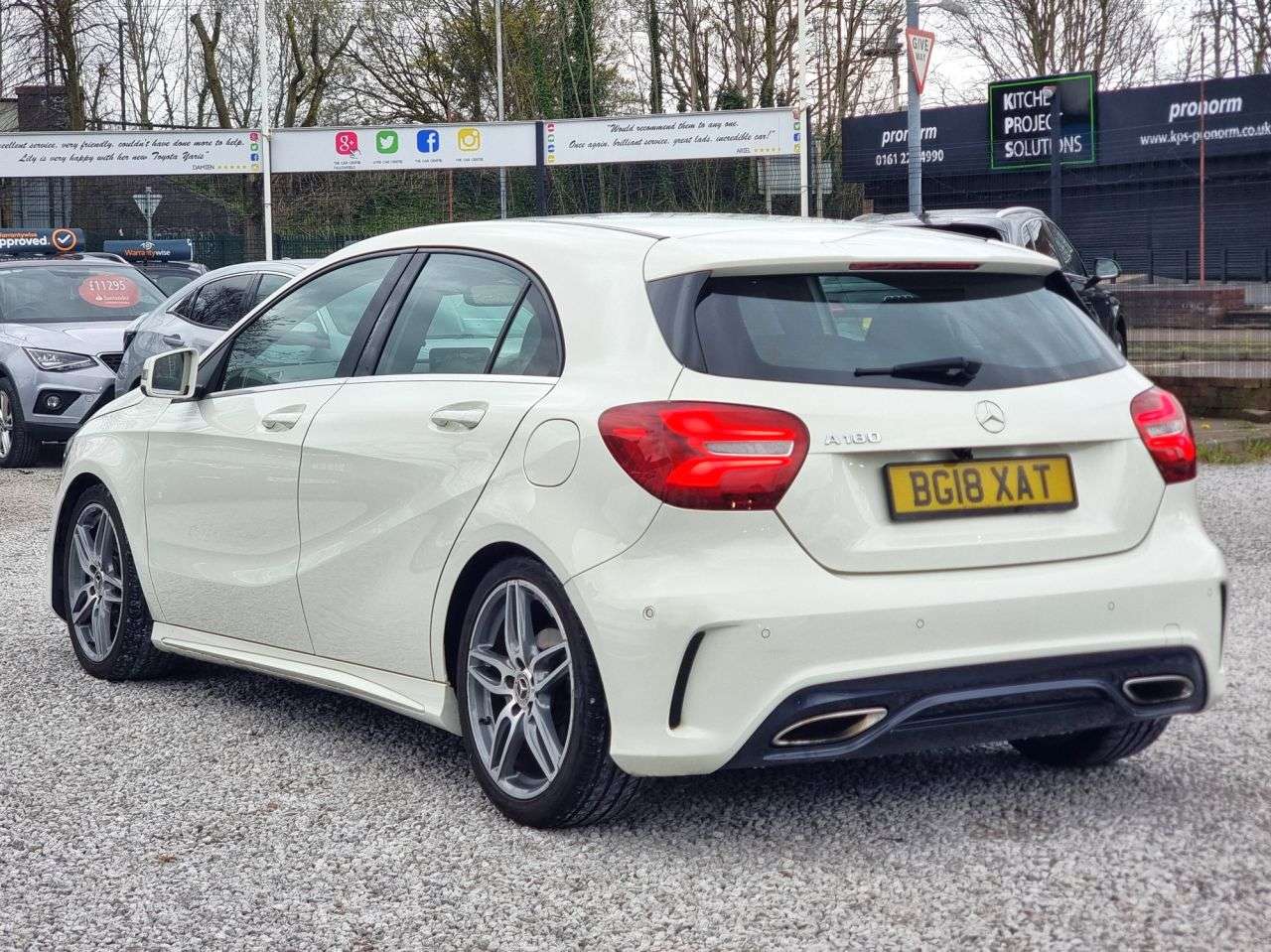 A 2018 MERCEDES-BENZ A-CLASS 1.6 A180 AMG Line (Premium) Hatchback 5dr Petrol Manual Euro 6 (s/s) (122 p A 2018 MERCEDES-BENZ A-CLASS 1.6 A180 AMG Line (Premium) Hatchback 5dr Petrol Manual Euro 6 (s/s) (122 p