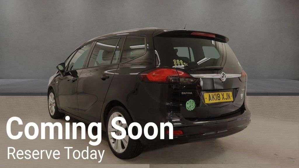 A 2018 VAUXHALL ZAFIRA TOURER 1.4i Turbo SRi Nav MPV 5dr Petrol Manual Euro 6 (140 ps) A 2018 VAUXHALL ZAFIRA TOURER 1.4i Turbo SRi Nav MPV 5dr Petrol Manual Euro 6 (140 ps)