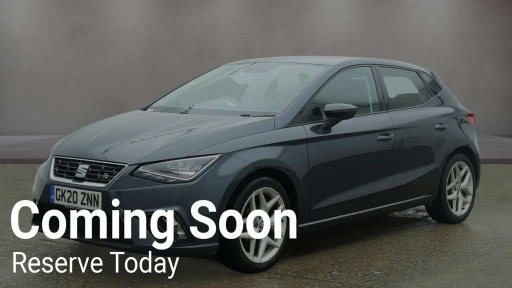 A 2020 SEAT IBIZA 1.0 TSI FR Hatchback 5dr Petrol Manual Euro 6 (s/s) GPF (95 ps) A 2020 SEAT IBIZA 1.0 TSI FR Hatchback 5dr Petrol Manual Euro 6 (s/s) GPF (95 ps)