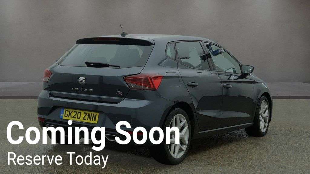 A 2020 SEAT IBIZA 1.0 TSI FR Hatchback 5dr Petrol Manual Euro 6 (s/s) GPF (95 ps) A 2020 SEAT IBIZA 1.0 TSI FR Hatchback 5dr Petrol Manual Euro 6 (s/s) GPF (95 ps)
