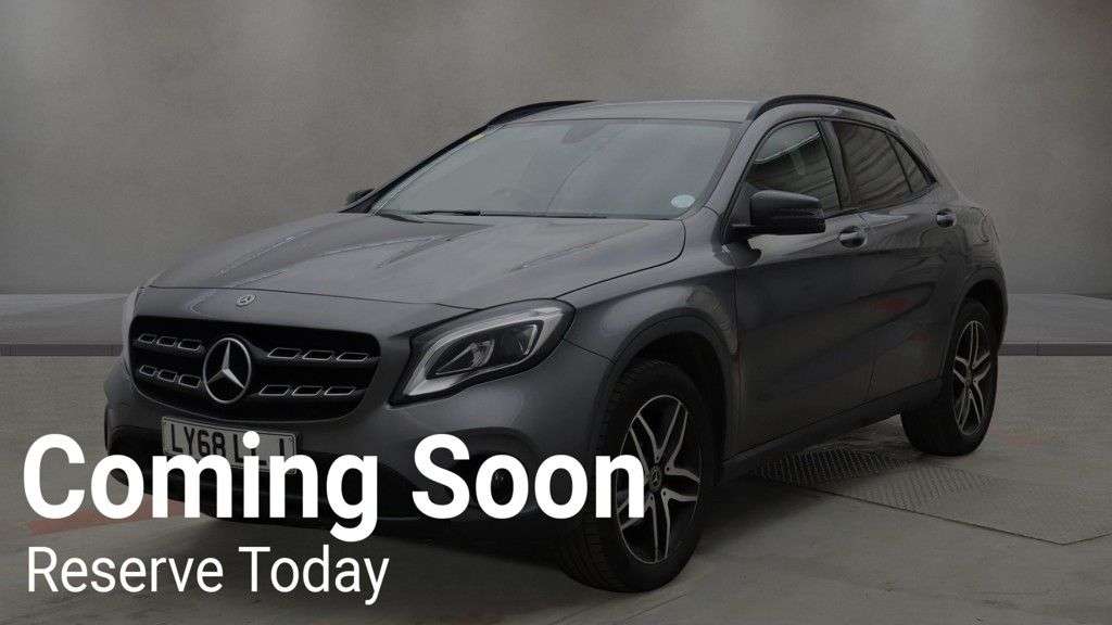 A 2018 MERCEDES-BENZ GLA 1.6 GLA180 Urban Edition SUV 5dr Petrol 7G-DCT Euro 6 (s/s) (122 ps) A 2018 MERCEDES-BENZ GLA 1.6 GLA180 Urban Edition SUV 5dr Petrol 7G-DCT Euro 6 (s/s) (122 ps)