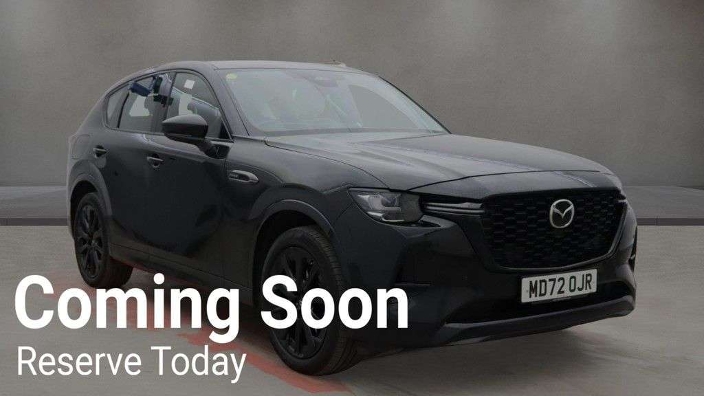 A 2023 MAZDA CX-60 2.5 e-SKYACTIV 17.8kWh Homura SUV 5dr Petrol Plug-in Hybrid Auto 4WD Euro 6 A 2023 MAZDA CX-60 2.5 e-SKYACTIV 17.8kWh Homura SUV 5dr Petrol Plug-in Hybrid Auto 4WD Euro 6