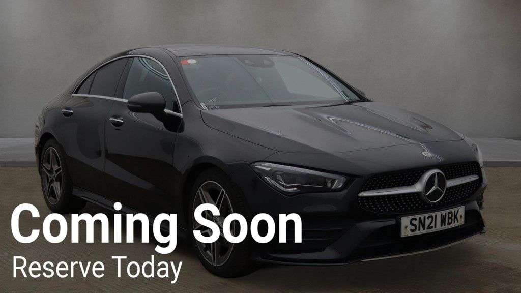 A 2021 MERCEDES-BENZ CLA 1.3 CLA180 AMG Line (Premium Plus 2) Coupe 4dr Petrol 7G-DCT Euro 6 (s/s) ( A 2021 MERCEDES-BENZ CLA 1.3 CLA180 AMG Line (Premium Plus 2) Coupe 4dr Petrol 7G-DCT Euro 6 (s/s) (
