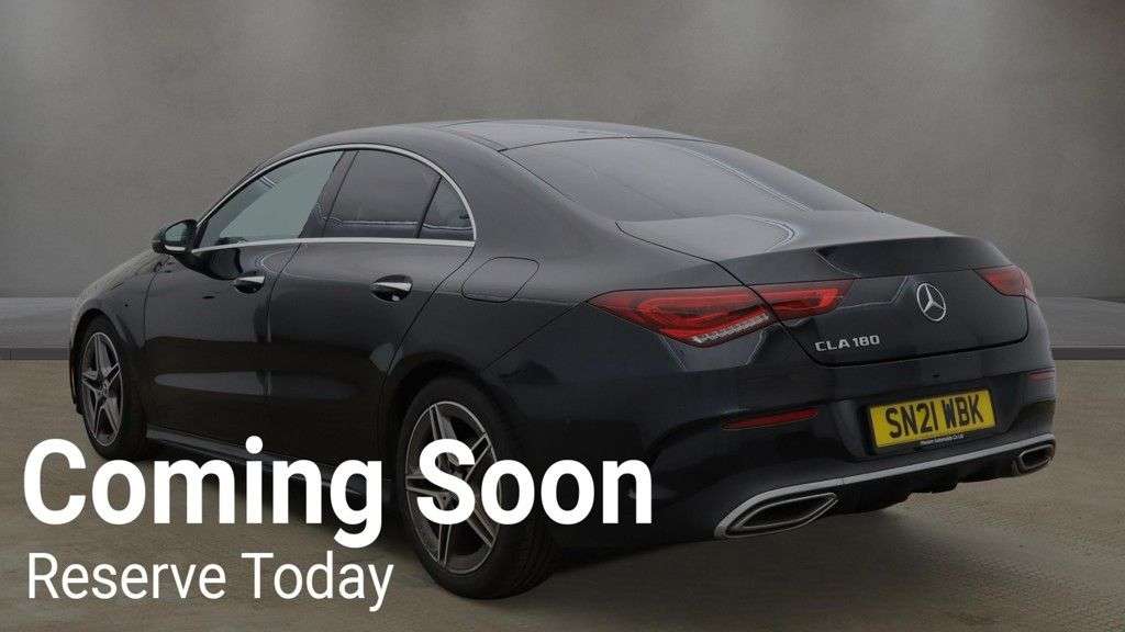 A 2021 MERCEDES-BENZ CLA 1.3 CLA180 AMG Line (Premium Plus 2) Coupe 4dr Petrol 7G-DCT Euro 6 (s/s) ( A 2021 MERCEDES-BENZ CLA 1.3 CLA180 AMG Line (Premium Plus 2) Coupe 4dr Petrol 7G-DCT Euro 6 (s/s) (