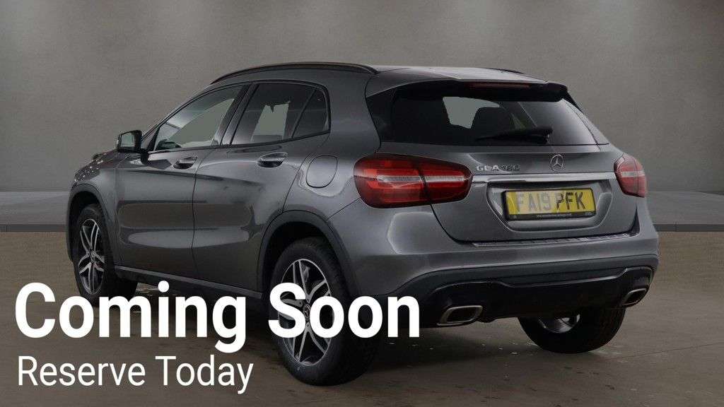 A 2019 MERCEDES-BENZ GLA 1.6 GLA180 Urban Edition SUV 5dr Petrol 7G-DCT Euro 6 (s/s) (122 ps) A 2019 MERCEDES-BENZ GLA 1.6 GLA180 Urban Edition SUV 5dr Petrol 7G-DCT Euro 6 (s/s) (122 ps)