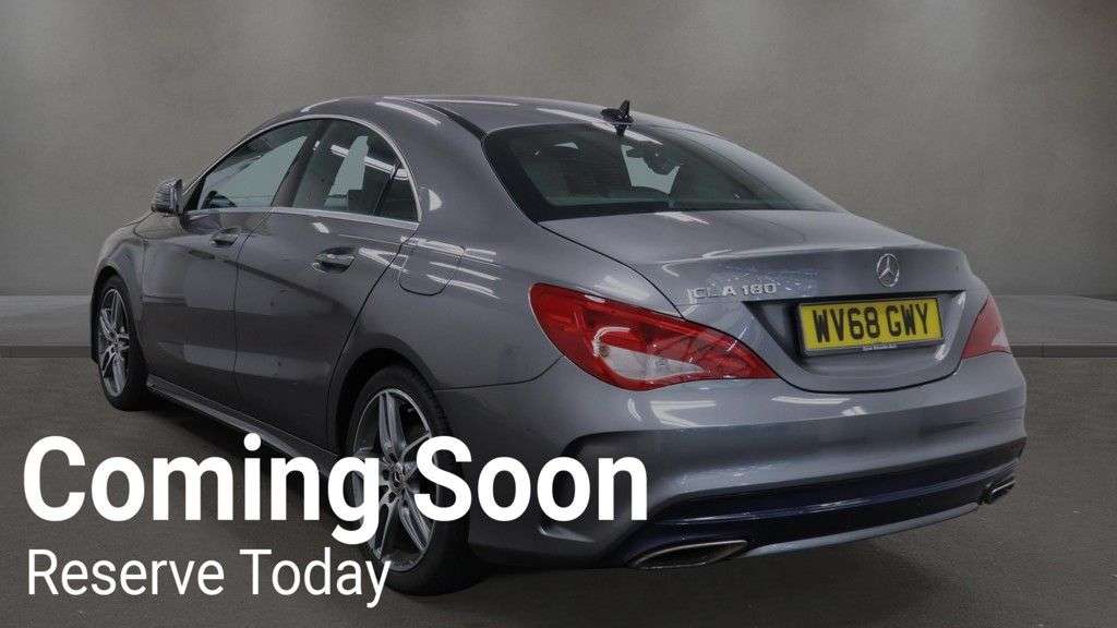 A 2018 MERCEDES-BENZ CLA 1.6 CLA180 AMG Line Edition Coupe 4dr Petrol Manual Euro 6 (s/s) (122 ps) A 2018 MERCEDES-BENZ CLA 1.6 CLA180 AMG Line Edition Coupe 4dr Petrol Manual Euro 6 (s/s) (122 ps)