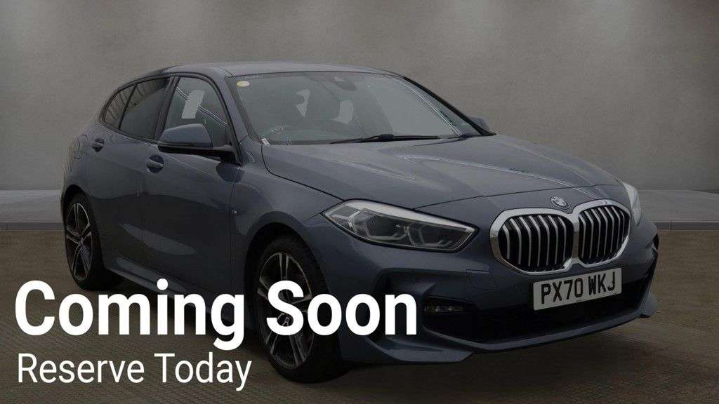 A 2020 BMW 1 SERIES 1.5 118i M Sport Hatchback 5dr Petrol DCT Euro 6 (s/s) (140 ps) A 2020 BMW 1 SERIES 1.5 118i M Sport Hatchback 5dr Petrol DCT Euro 6 (s/s) (140 ps)