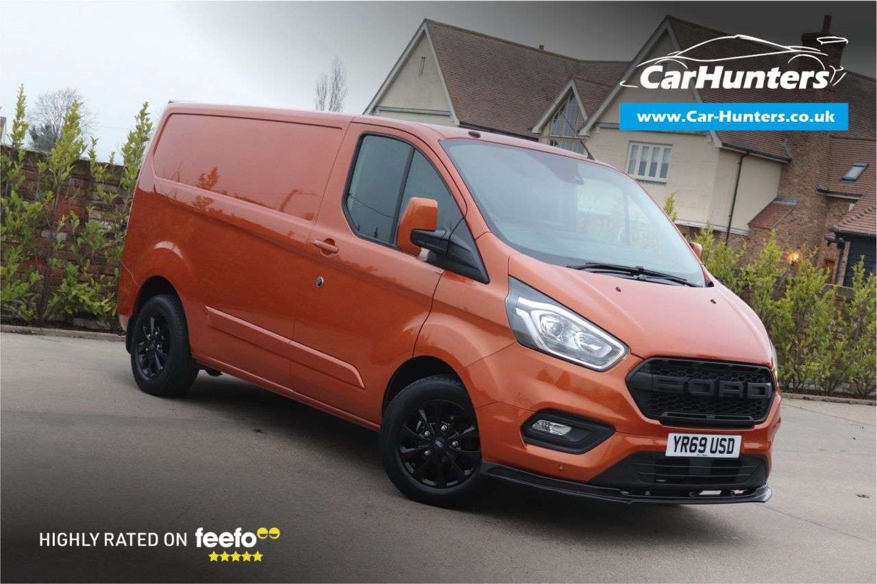 A 2019 FORD TRANSIT CUSTOM 2.0 280 EcoBlue Limited Panel Van 5dr Diesel Auto L1 H1 Euro 6 (s/s) (170 p A 2019 FORD TRANSIT CUSTOM 2.0 280 EcoBlue Limited Panel Van 5dr Diesel Auto L1 H1 Euro 6 (s/s) (170 p