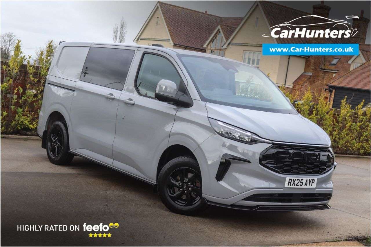 A 2025 FORD TRANSIT CUSTOM 2.0 320 EcoBlue Limited Crew Van Double Cab 5dr Diesel Auto L1 H1 Euro 6 (s A 2025 FORD TRANSIT CUSTOM 2.0 320 EcoBlue Limited Crew Van Double Cab 5dr Diesel Auto L1 H1 Euro 6 (s