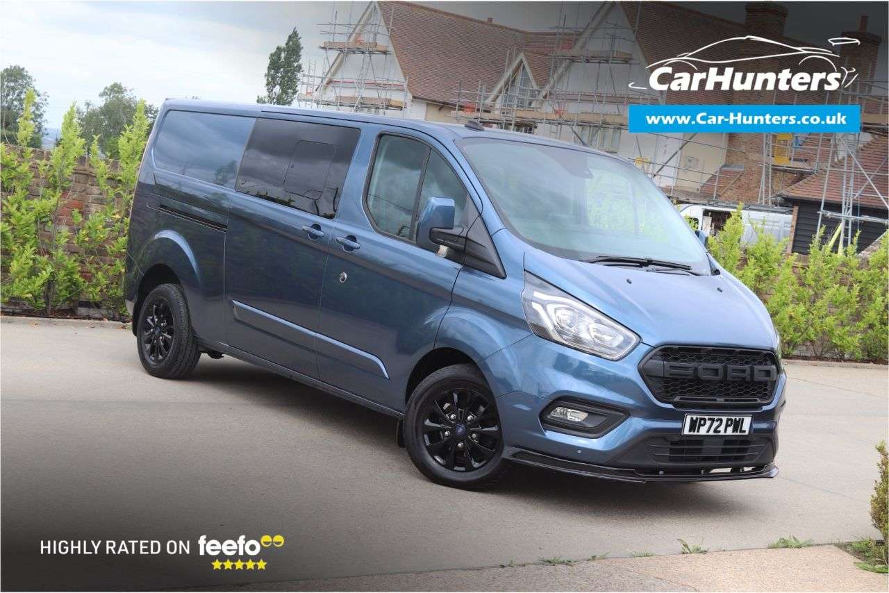 A 2022 FORD TRANSIT CUSTOM 2.0 320 EcoBlue Limited Crew Van Double Cab 5dr Diesel Auto L2 H1 Euro 6 (s A 2022 FORD TRANSIT CUSTOM 2.0 320 EcoBlue Limited Crew Van Double Cab 5dr Diesel Auto L2 H1 Euro 6 (s