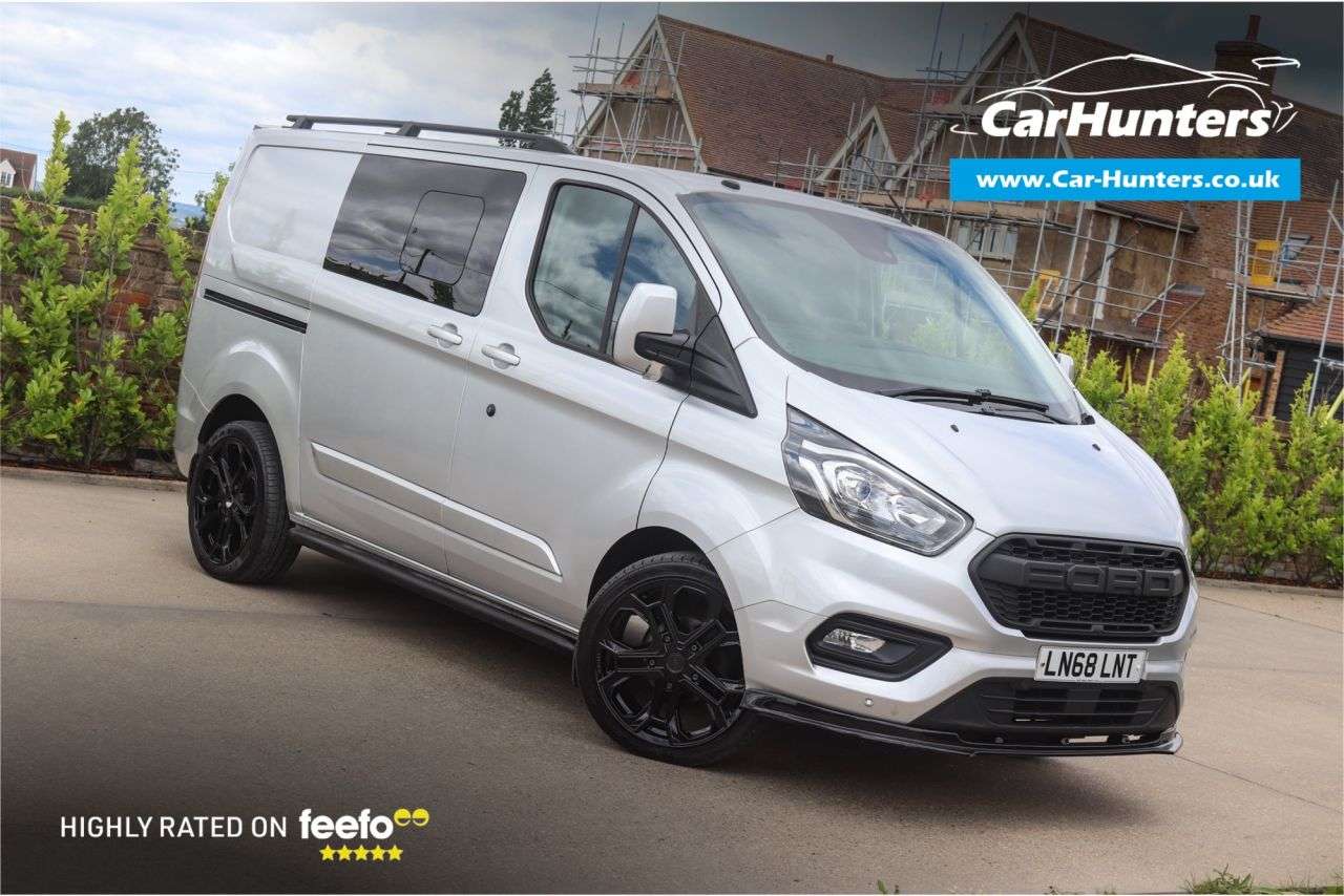 A 2018 FORD TRANSIT CUSTOM 2.0 300 EcoBlue Limited Crew Van Double Cab 5dr Diesel Manual L1 H1 Euro 6 A 2018 FORD TRANSIT CUSTOM 2.0 300 EcoBlue Limited Crew Van Double Cab 5dr Diesel Manual L1 H1 Euro 6