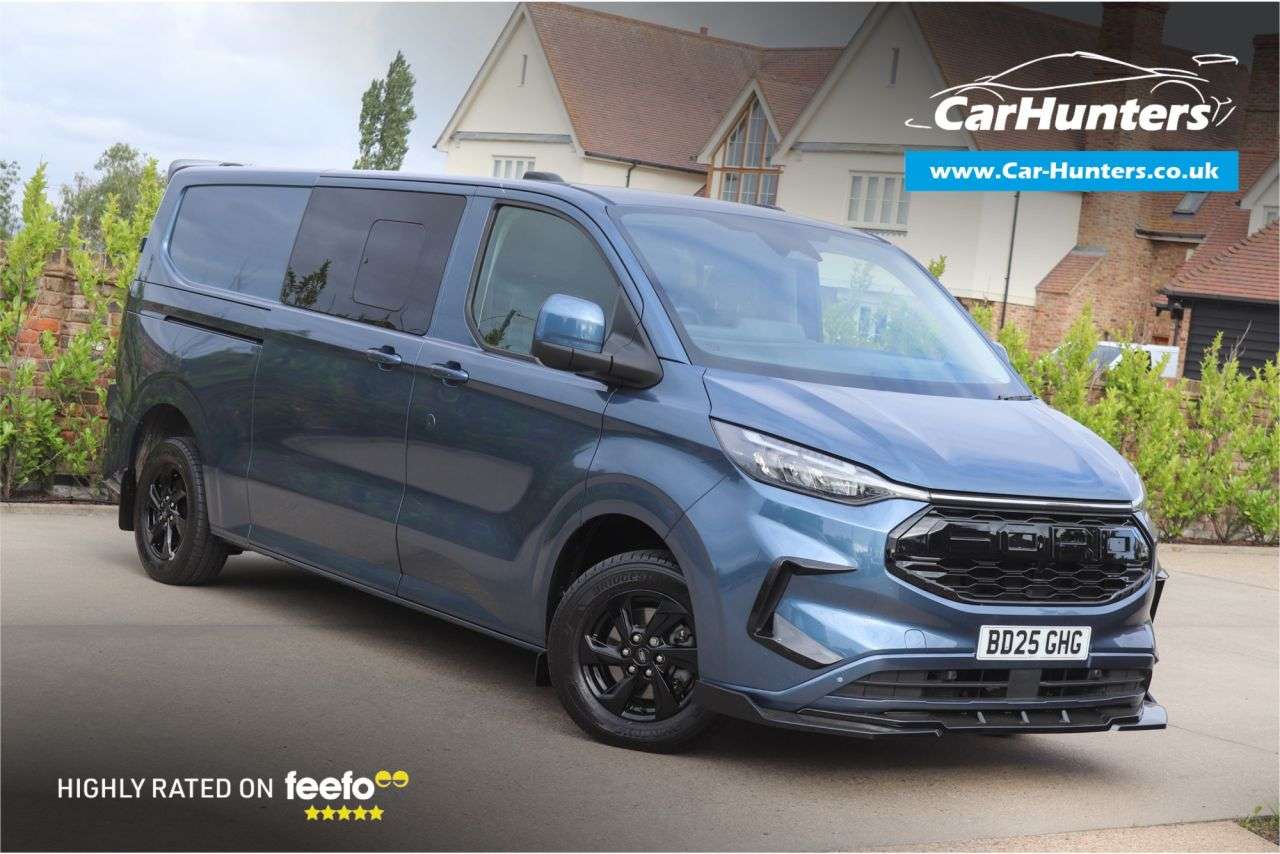 A 2025 FORD TRANSIT CUSTOM 2.0 320 EcoBlue Limited Crew Van Double Cab 5dr Diesel Manual L2 H1 Euro 6 A 2025 FORD TRANSIT CUSTOM 2.0 320 EcoBlue Limited Crew Van Double Cab 5dr Diesel Manual L2 H1 Euro 6