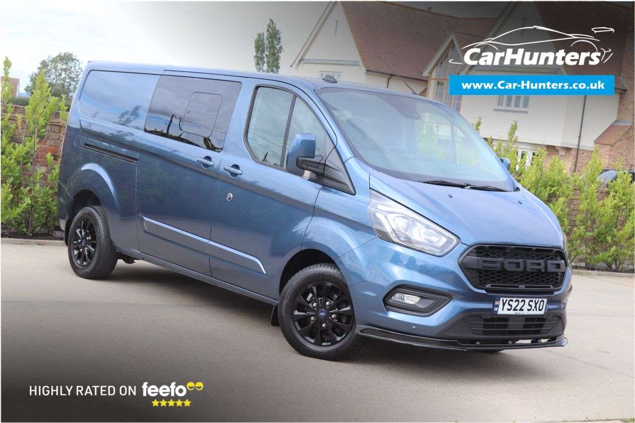 A 2022 FORD TRANSIT CUSTOM 2.0 300 EcoBlue Limited Crew Van Double Cab 5dr Diesel Manual L2 H1 Euro 6 A 2022 FORD TRANSIT CUSTOM 2.0 300 EcoBlue Limited Crew Van Double Cab 5dr Diesel Manual L2 H1 Euro 6