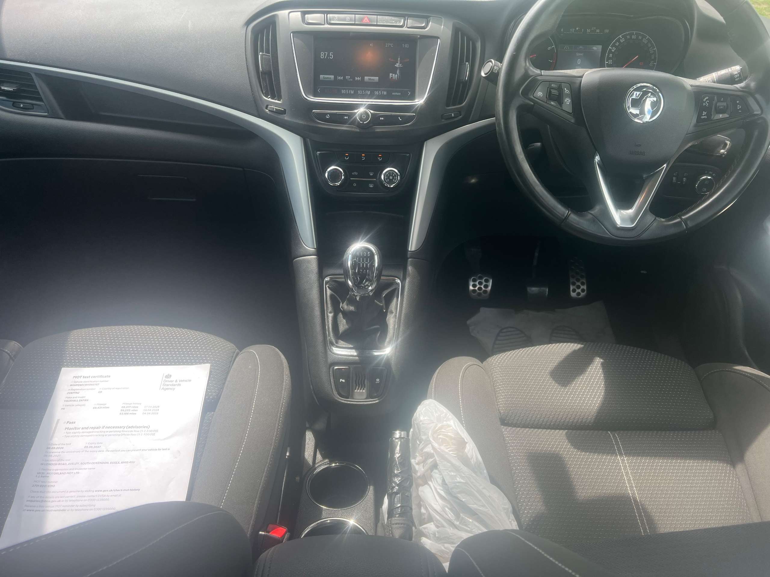 2017 VAUXHALL ZAFIRA TOURER 2017 VAUXHALL ZAFIRA TOURER