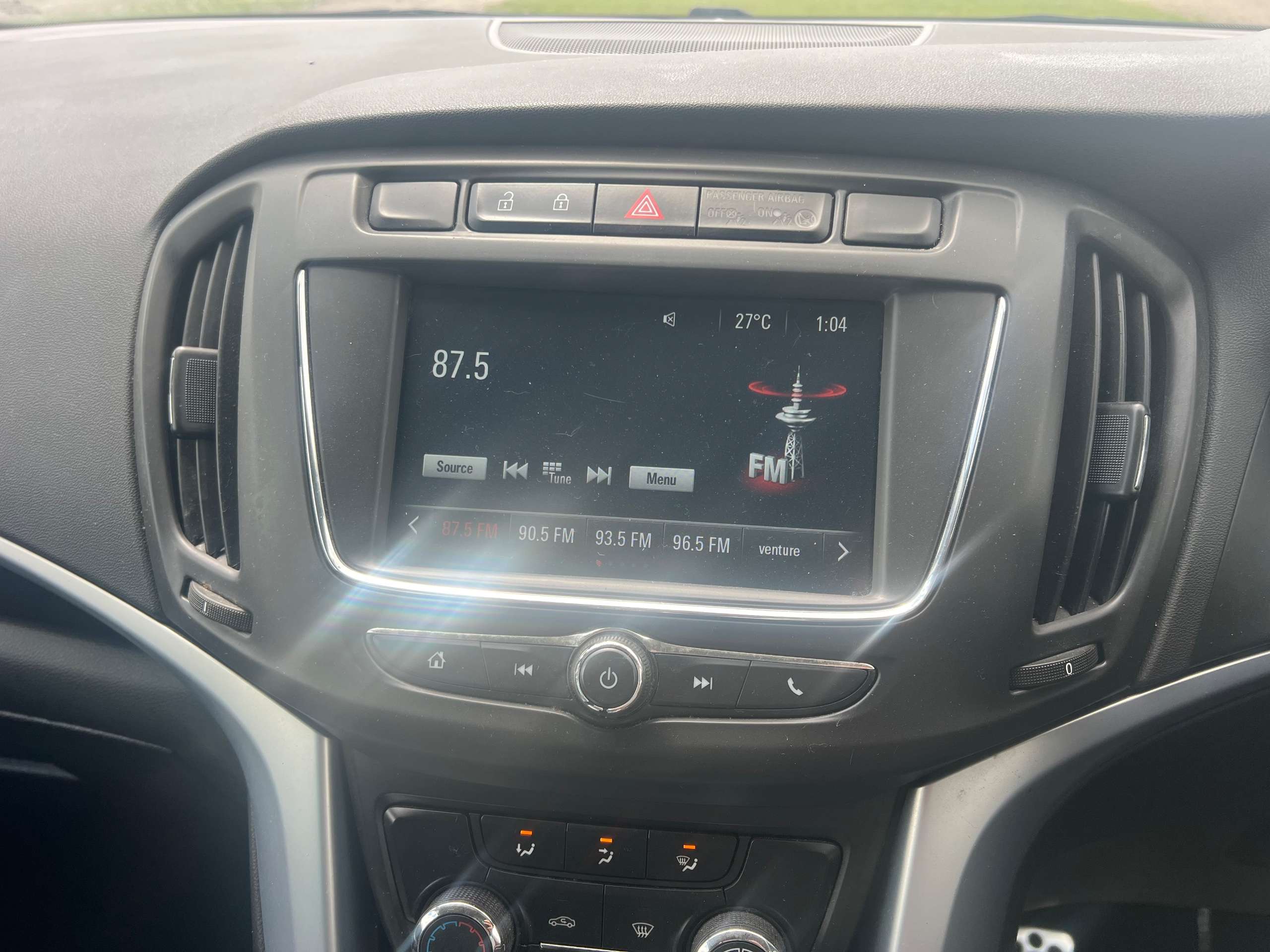 2017 VAUXHALL ZAFIRA TOURER 2017 VAUXHALL ZAFIRA TOURER