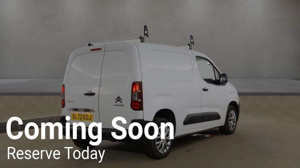 A 2022 CITROEN BERLINGO 1.5 BlueHDi 1000 Enterprise M Pro Panel Van 5dr Diesel Manual SWB Euro 6 (s A 2022 CITROEN BERLINGO 1.5 BlueHDi 1000 Enterprise M Pro Panel Van 5dr Diesel Manual SWB Euro 6 (s